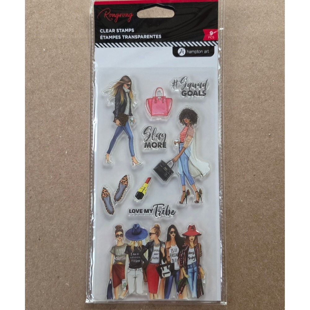 RongRong Clear Stamp Set - by Hampton Art - Planner Girls Squad